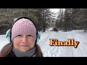 Old timberjack skidder finally started