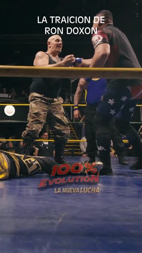 100%Evolution La Nueva Lucha on Instagram: "🚨DOXON ya no es el mismo ‘ cruzó la línea. Ahora se unió al Teniente Murphy, y todo cambió en 100%Evolution. Ron Doxon, Pleitto Castillo y Cascote Bertini formaron un nuevo escuadrón liderado por Murphy. Se hacen llamar “THE EXPENDABLES” (Los Indestructible) y su única misión es sembrar el caos y tomar el control total de 100%Evolution."