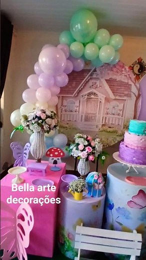 Jardim Encantado/ Decoração #decoracaodefestainfantil #festa