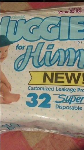Vintage Huggies Diapers From 2003