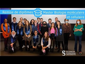 Remise de diplômes - Master Biologie Moléculaire et Cellulaire