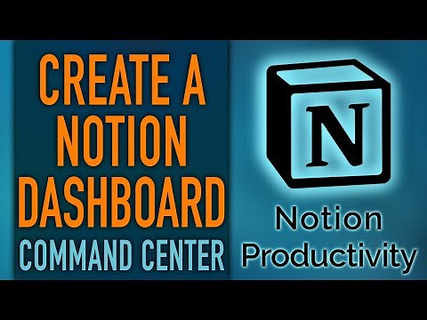 Notion Dashboard Creation - Command Center (Beginner Level, Life OS)