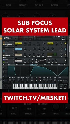 Sub Focus - Solar System type LEAD in SERUM #shorts #dnb #edm