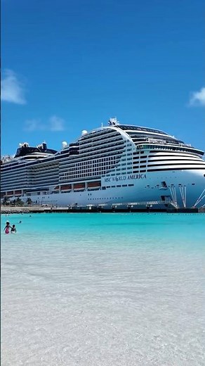 MSC World America 2026 🚢 World's Most Exciting Cruise Ship! #Shorts