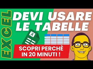 Tabelle Excel: tutorial italiano