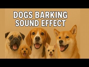 Dogs Barking Sound Effect| Multiple Breed