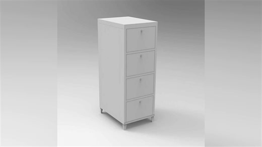 Metal Storage Cabinet Single Door Steel Locker with Heavy-Duty Ball-Bearing Slides ISO9001 Certified for Gym/Warehouse Use