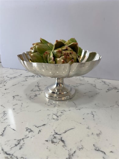 Vintage Silver-plated Oneida Compote Pedestal Dish in the Chippendale Pattern. - Etsy