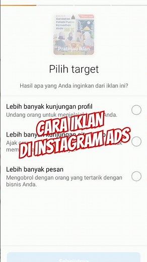 Cara iklan di Instagram ads #instagrammarketing #instagramads #metaads #jasadigitalmarketing #iklan