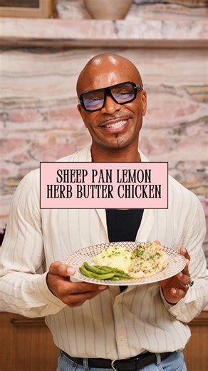 Sheet Pan Lemon Garlic Herb Butter Chicken Recipe