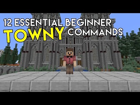 12 essential beginner commands in Minecraft Towny