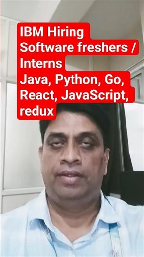 IBM Software Developer Intern 2025 Freshers Cloud & Full Stack Role | Lucknow