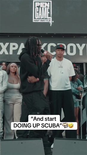 “And start DOING UP SCUBA”🤿🤣 #pengame #ukrap #rapbattle #freestyle #viral