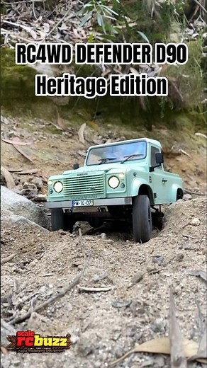 RC4WD GELANDE II Defender D90 Heritage Edition First Test & Run🔥#rc4wdgelande2 #rc4wd #scalercbuzz