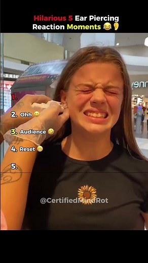 Hilarious 5 Ear Piercing Reaction Moments (Painful But Entertaining!) 😂👂