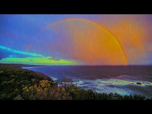 8 Hours - Australian Aboriginal Didgeridoo Music & Gentle Rain - HD - Sleep - Relax - Heal - Peace