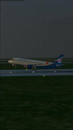 [Flightgear] Aeroflot for Flightgear #flightgear #airbus #a320 #landing #shorts #aviation #russia