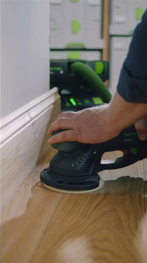 Minimal edge distance. Maximum material removal - the Festool ROTEX Edge Protector #shorts