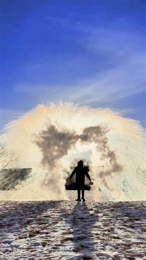 Hot water challenge ~ Boiling Water Explodes Into Steam #ExtremeCold #BoilingWater #FrozenAir