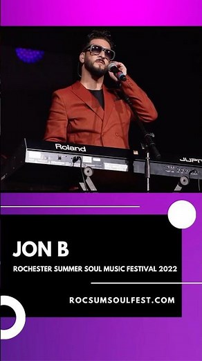 Jon B. – Someone to Love LIVE at Rochester Summer Soul Music Festival 2022