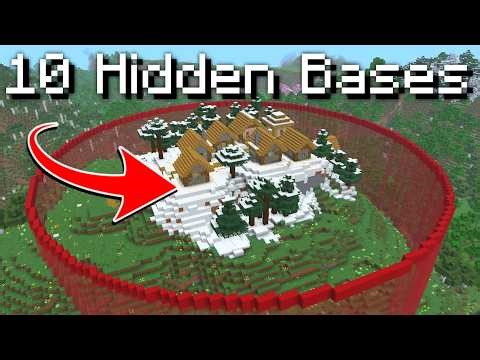I Hid 10 Secret Bases in This Circle!
