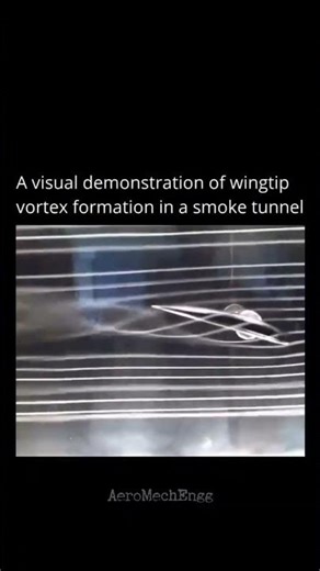How Wingtip Vortices Affect Aircraft Drag ✈️🌪️ | Smoke Tunnel Demo