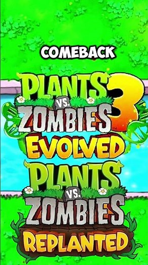 Is plants vs zombies making a comeback? 🧐 #pvz #gw2 #plantsvszombies #pvz3