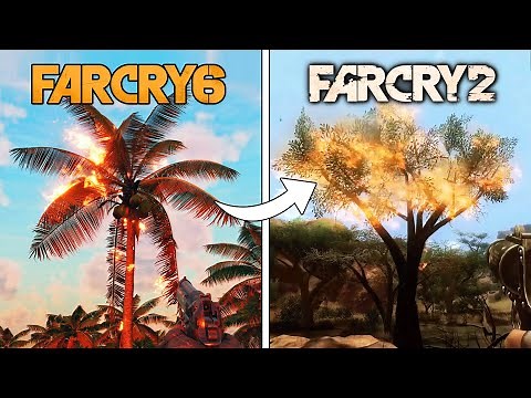 Far Cry 6 vs Far Cry 2 - Physics and Details Comparison