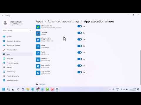 Manage App Execution Aliases on Windows 11