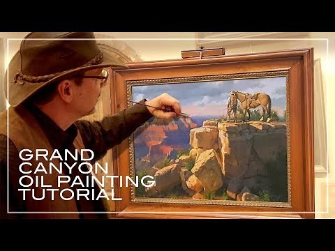 Oil Painting Grand Canyon Tutorial and Quick Finish Event