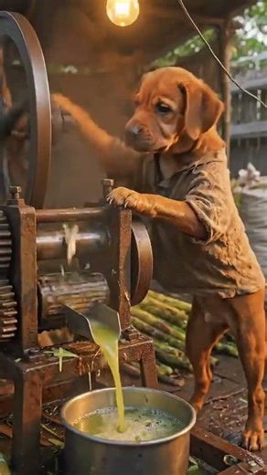 poor puppy worked hard for 10 litre milk | aap his freinds were laughing ag him | #shorts #viral