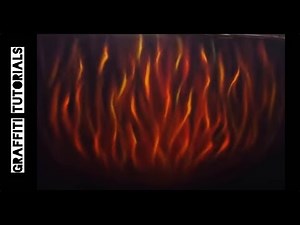 How to Paint Realistic Fire | Graffiti Tutorial