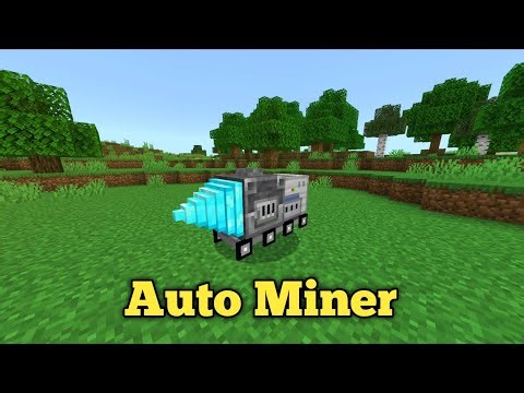Minecraft Pocket Edition: Auto Miner Addon