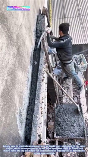 Setting Foundations: Concrete Vibration in Forms