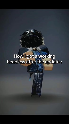 no need to thank me #headless #headlessroblox #korblox #roblox #fyp | headless roblox