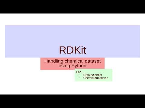 RDKit: chemical data engineering using Python