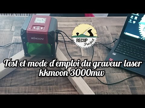 #Test et mode d'emploi du graveur laser #Kkmoon 3000 mw #graveurlaser