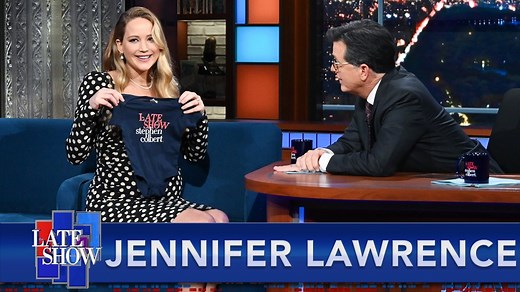 In the final part of her interview with Stephen Colbert, the star of the new film, “Don’t Look Up,” accepts a special gift from our host. “Don’t Look Up” is in select theaters this Friday and premieres on Netflix on Christmas Eve. | The Late Show with Stephen Colbert