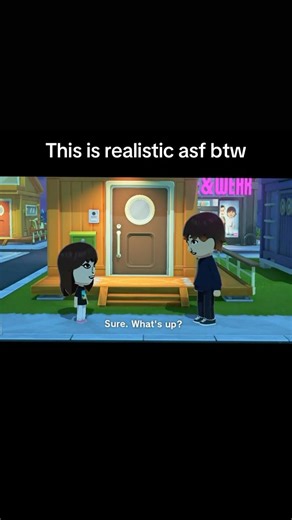 This is realistic asf btw 😭 #tomodachilife