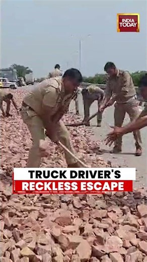 Breaking News: Overloaded Truck Creates Chaos on Highway, Video Goes Viral #graternoida #viral