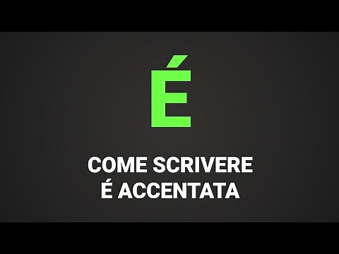 How to write an accented uppercase è on a PC (write É È)