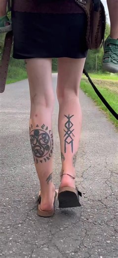 Rune Tattoo Art Inspired by Nature