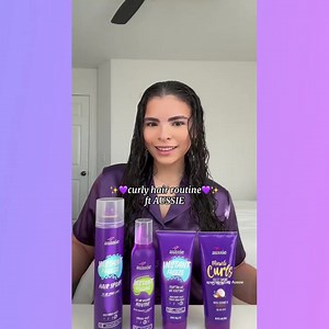 10K reactions · 795 shares | Look and feel #Aussome with this curl-friendly routine, featuring Aussie Miracle Curls Frizz-Taming Cream, Instant Freeze Sculpting Gel, Instant Freeze Hair Spray and Instant Volume Mousse! | Aussie | Facebook
