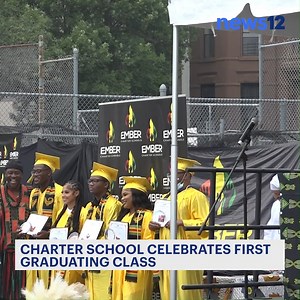 1.2K views · 19 reactions | FIRST GRADUATING CLASS: One Brooklyn charter high school celebrated their inaugural graduating senior class on Friday. https://tinyurl.com/bd739hcm | News 12 Brooklyn | Facebook