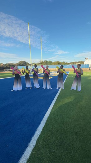 Getting sendy w/ guard 😼 #sendy #colorguard #fyp #band #UIL