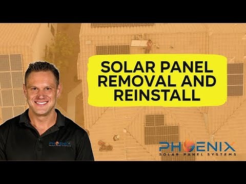 Solar Panel Removal and Reinstall