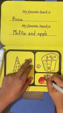 DIY Paper Lunchbox Craft 🍎✨ Easy School Craft for Kids!