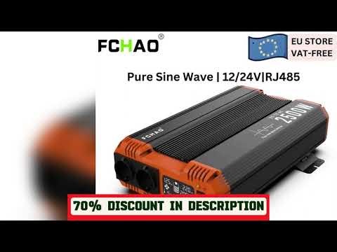 A must-have product #Pure Sine Wave Power Inverter 5000W, 12V/24V DC to 220V/230V AC, 50Hz, 2500W