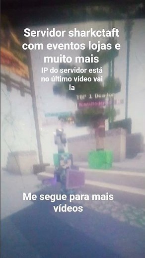sharkctaft melhor servidor de Minecraft Java e Bedrock vem cá vem #naoflopa #minecraft #naofloppa