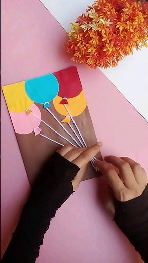 DIY Beautiful Popup Birthday Card with Paper Cake | Craft Hacks by Adila.